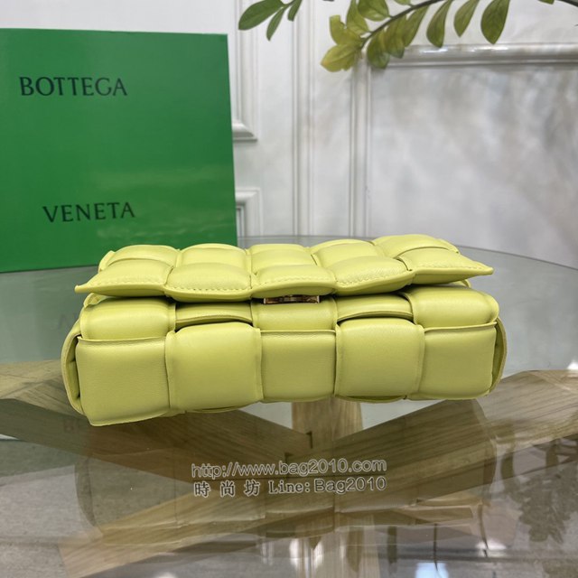 Bottega veneta高端女包 96008奇異果 寶緹嘉新款枕頭鏈條包 BV經典款單肩斜挎手提女包  gxz1230